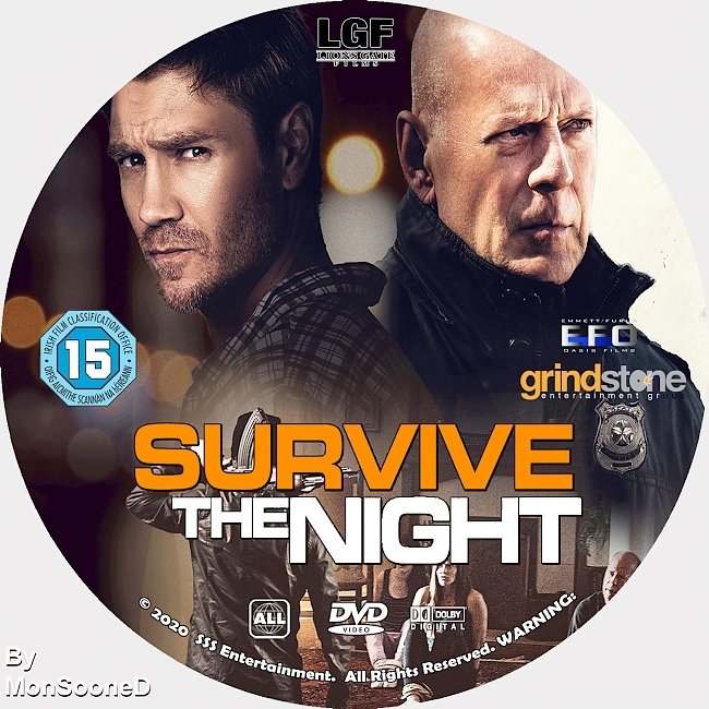 dvd cover Survive The Night 2020 Dvd Disc Dvd Cover