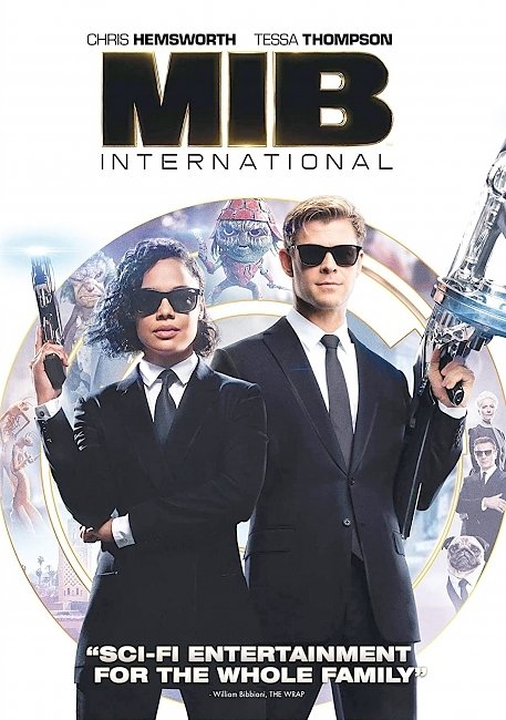 dvd cover Men In Black International 2019 R1 Front Dvd Cover