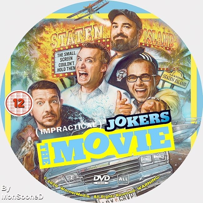 dvd cover Impractical Jokers The Movie 2020 Dvd Disc Dvd Cover