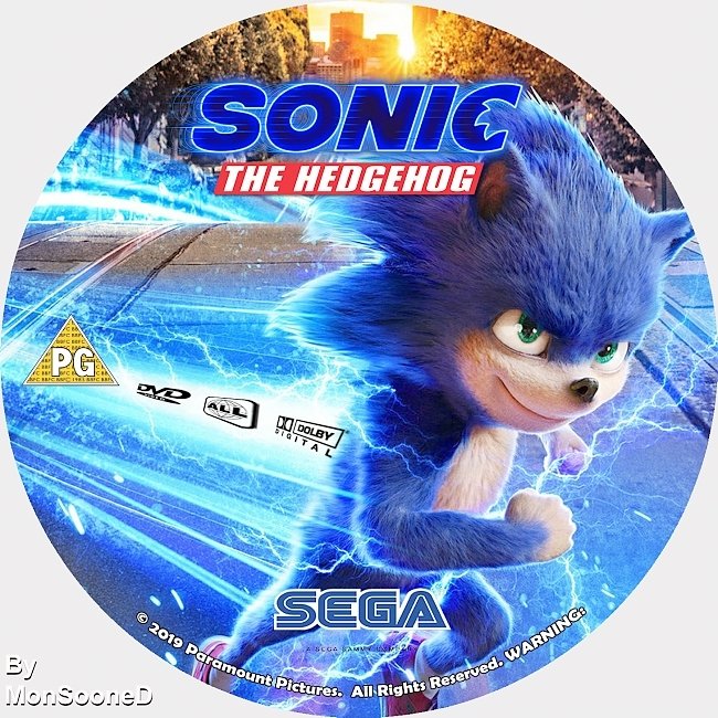 Sonic The Hedgehog 2020 Dvd Disc Dvd Cover | Dvd Covers and Labels