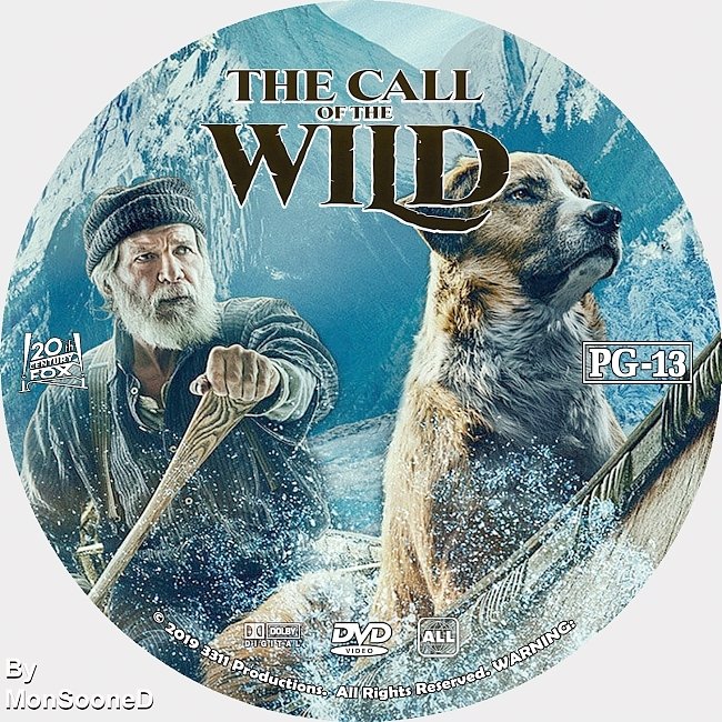 The Call Of The Wild 2020 Dvd Disc Dvd Cover 