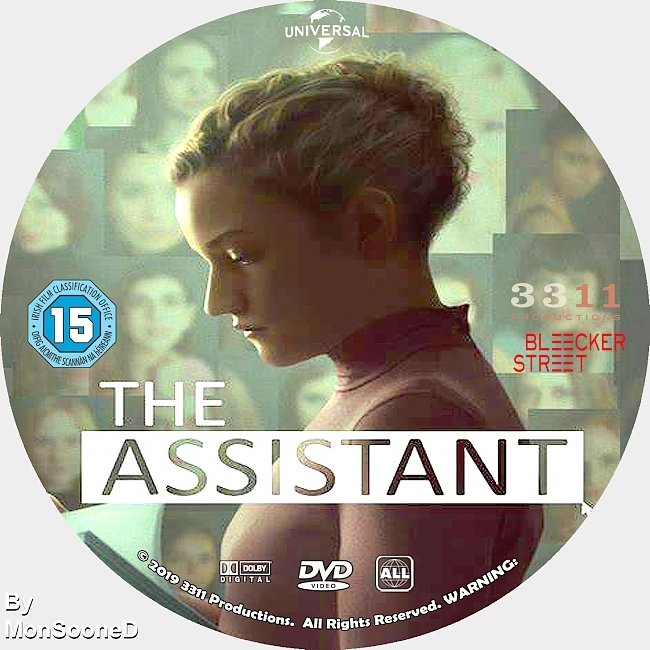 dvd cover The Assistant 2019 Dvd Disc Dvd Cover