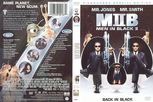 dvd cover Men In Black 2 - Special Edition 2002 Dvd Cover