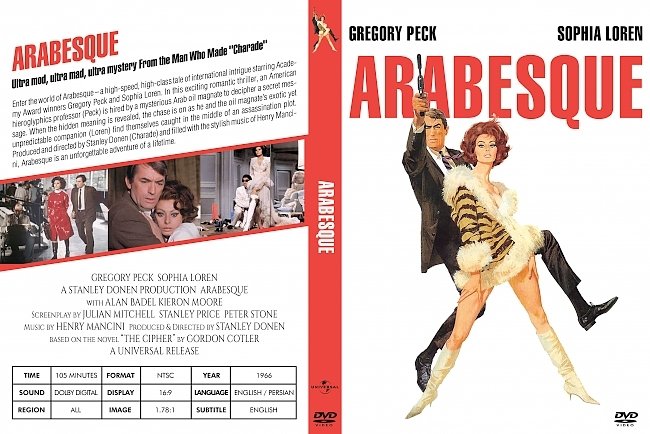 dvd cover Arabesque 1966 Dvd Cover