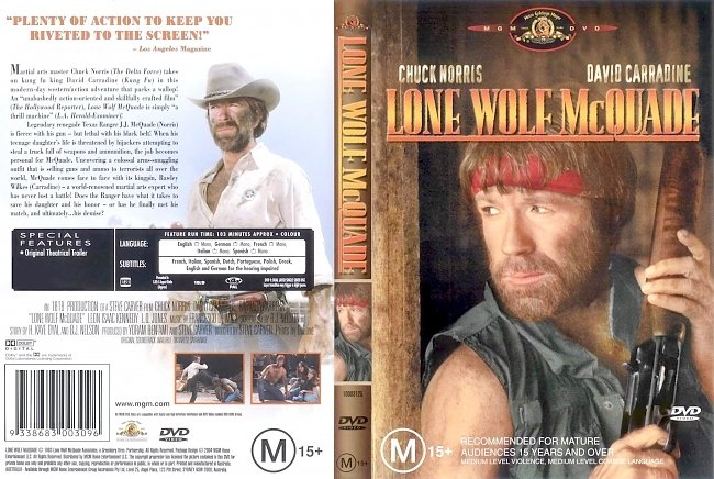 dvd cover Lone Wolf Mcquade 1983 Dvd Cover