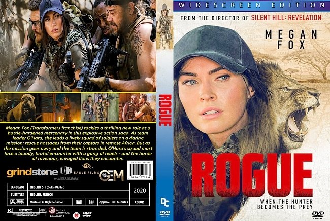 dvd cover Rogue 2020 Dvd Cover