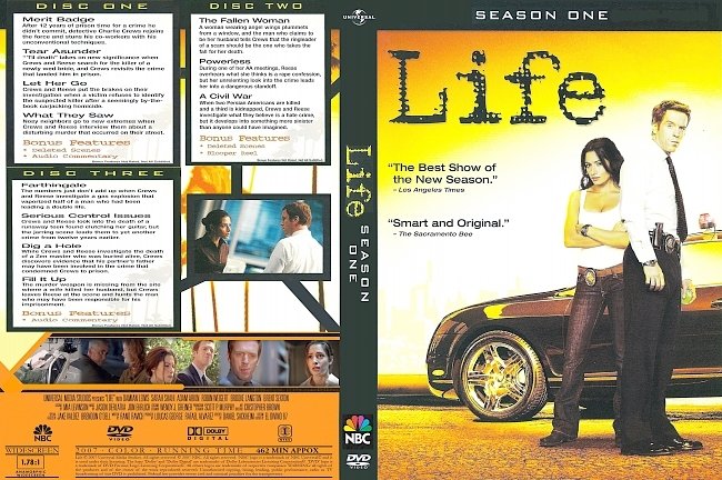 dvd cover Life - Season 1 2007 Dvd Cover