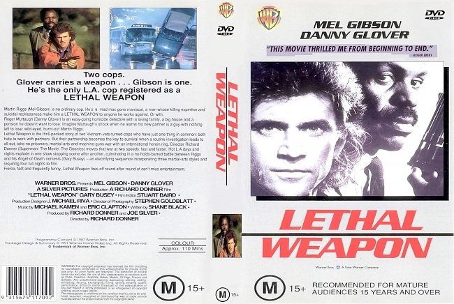 dvd cover Lethal Weapon 1987 Dvd Cover