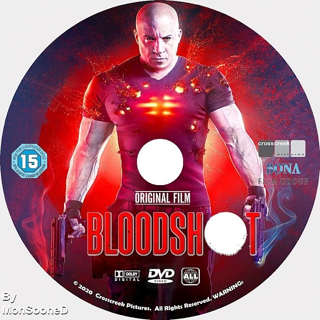 dvd cover Bloodshot 2020 Dvd Cover