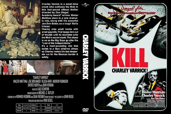 dvd cover Charley Varrick 1973 Dvd Cover