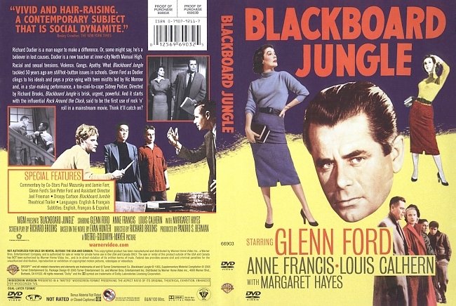 dvd cover Blackboard Jungle 1955 Dvd Cover