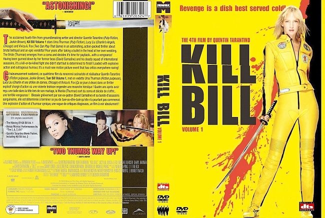dvd cover Kill Bill - Volume 1 2003 Dvd Cover