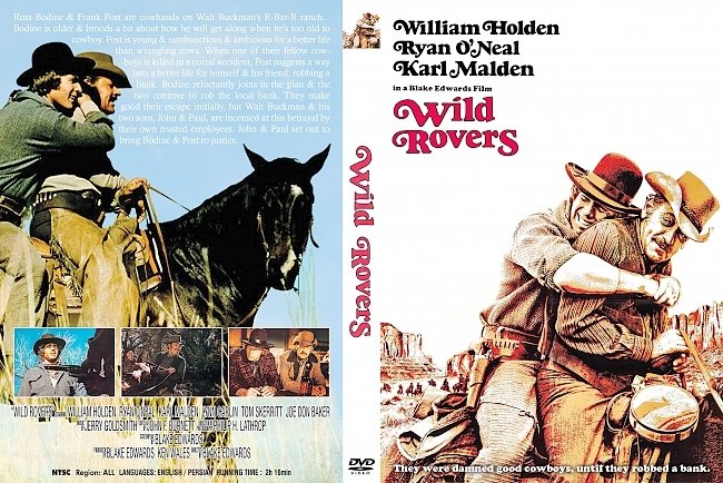 dvd cover Wild Rovers 1971 Dvd Cover