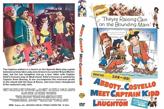 dvd cover Abbott And Costello Meet Captain Kidd 1952 Dvd Cover