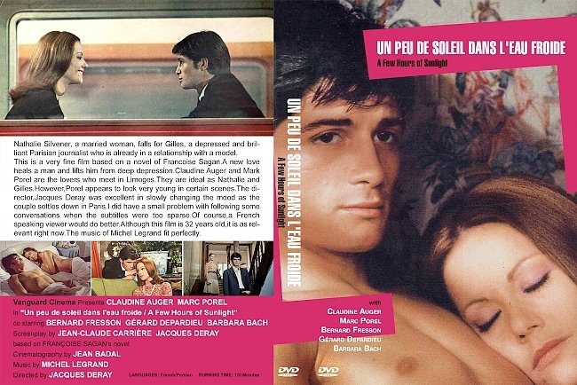 dvd cover Un Peu De Soleil Dans L'eau Froide 1971 Dvd Cover