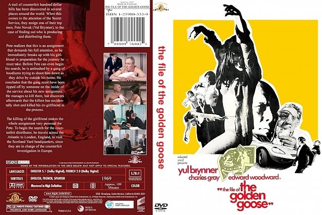 dvd cover File Of The Golden Goose, The 1969 Dvd Cover