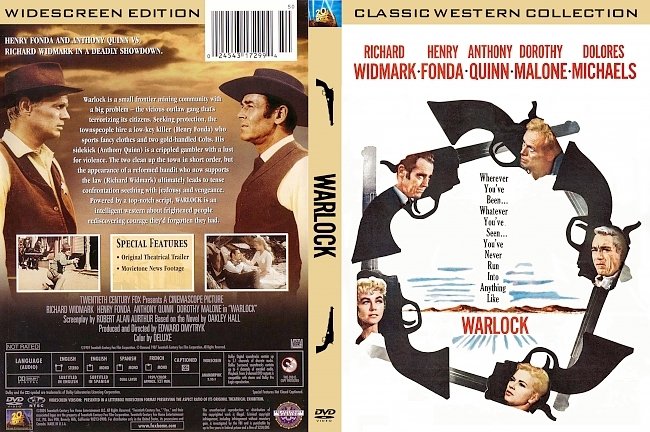 dvd cover Warlock 1959 Dvd Cover