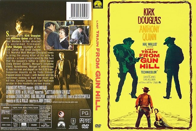 dvd cover Last Train From Gun Hill 1959 Dvd Cover