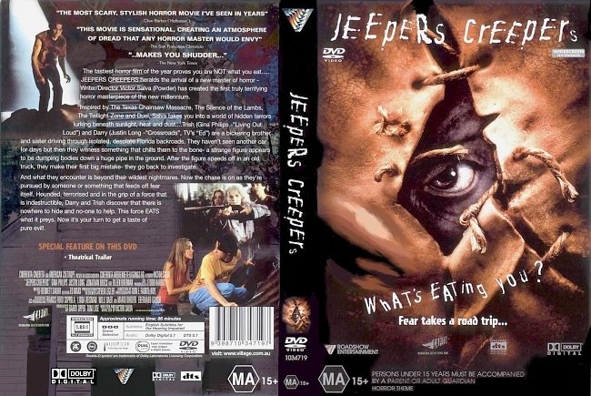 dvd cover Jeepers Creepers 2001 Dvd Cover