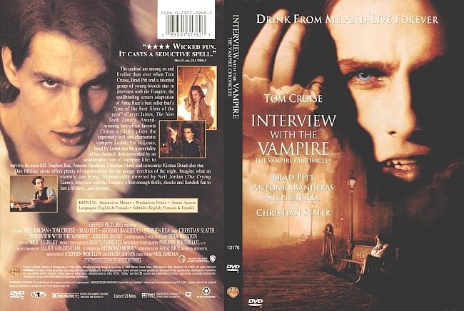 dvd cover Interview With The Vampire 1994 Dvd Cover