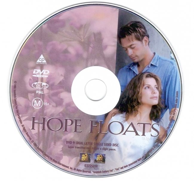 dvd cover Hope Floats 1998 Disc Label Dvd Cover