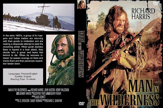 dvd cover Man In The Wilderness 1971 Dvd Cover