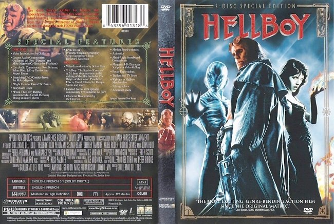 dvd cover Hellboy - Special Edition 2004 Dvd Cover