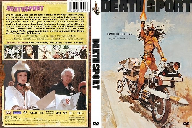 dvd cover Deathsport 1978 Dvd Cover