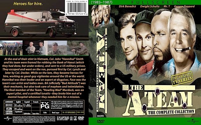 dvd cover The A-Team The Complete Collection 1983-1987 Dvd Cover