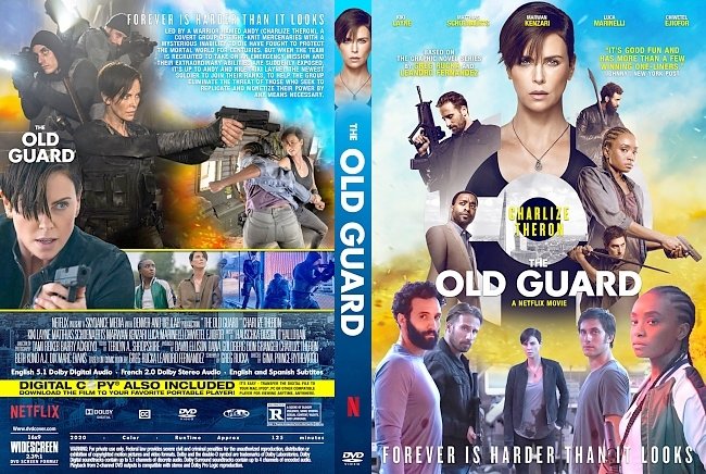 dvd cover The Old Guard 2020 Dvd Cover