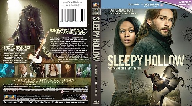 dvd cover Sleepy Hollow - Season 1 2014 Dvd Cover