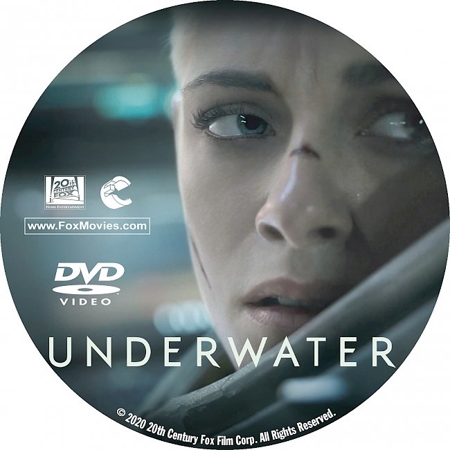 dvd cover Underwater 2020 DVD Label Custom Dvd Cover