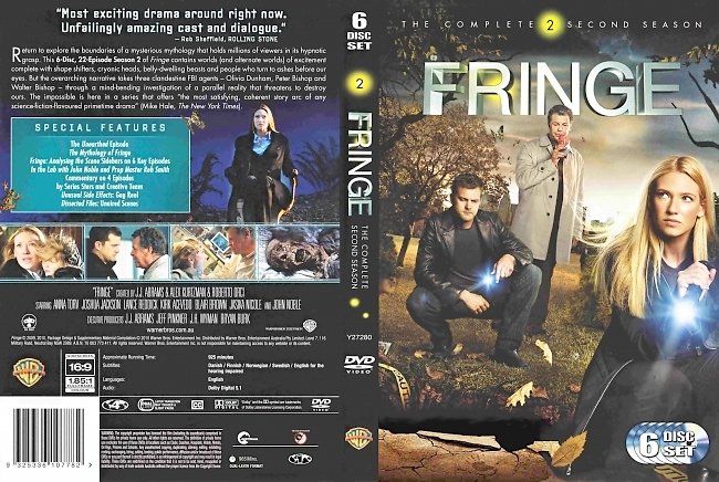 dvd cover Fringe - Season 2 2010 Dvd Cover