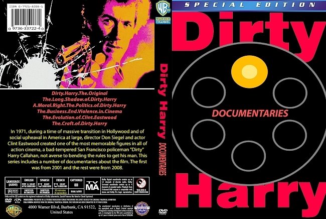 dvd cover Dirty Harry Documentaries 2008 Dvd Cover