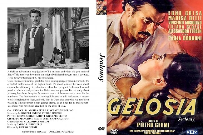 dvd cover Gelosia 1953 Dvd Cover