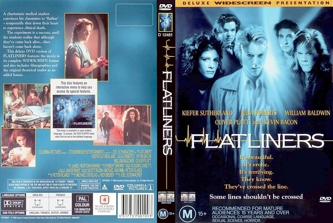 dvd cover Flatliners 1990 Dvd Cover