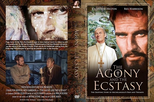 dvd cover Agony And The Ecstasy, The 1965 Dvd Cover