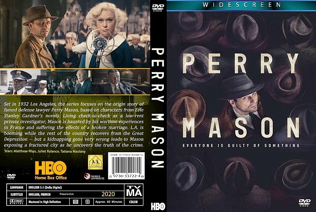 dvd cover Perry Mason 2020 Dvd Cover