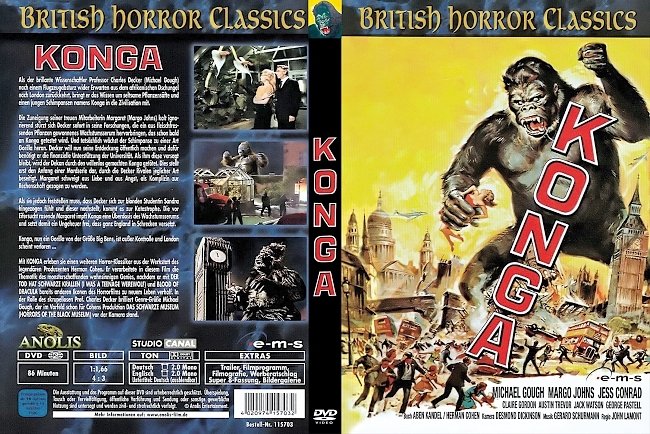 dvd cover Konga 1961 Dvd Cover