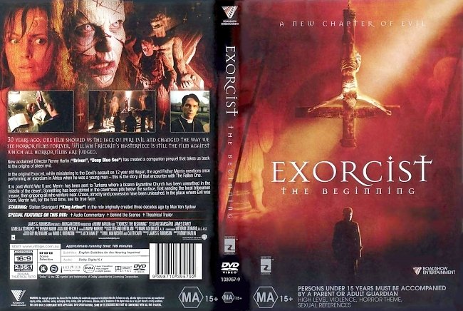 dvd cover Exorcist The Beginning 2004 Dvd Cover