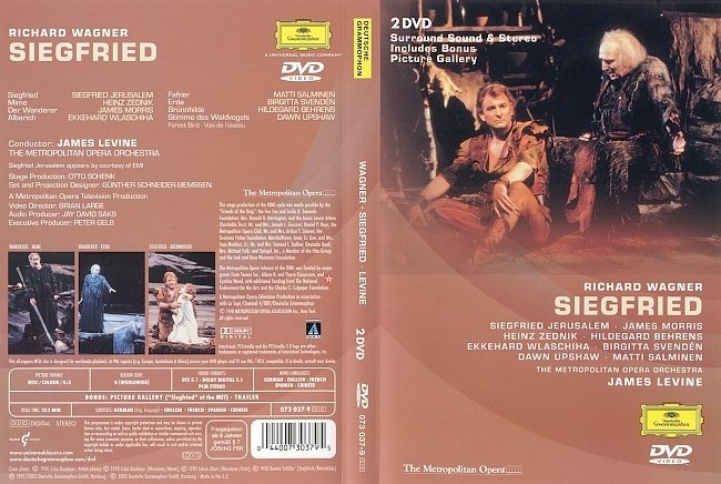 dvd cover Wagner - Siegfried 1990 Dvd Cover