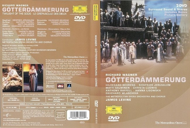 dvd cover Wagner - Gotterdammerung 1990 Dvd Cover