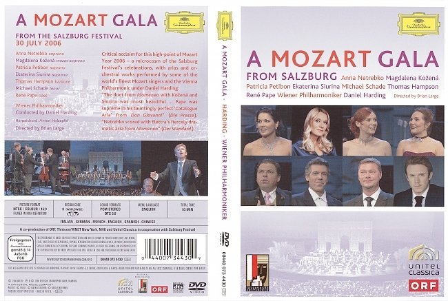 dvd cover Mozart Gala From Salzburg Festival 2006 Dvd Cover
