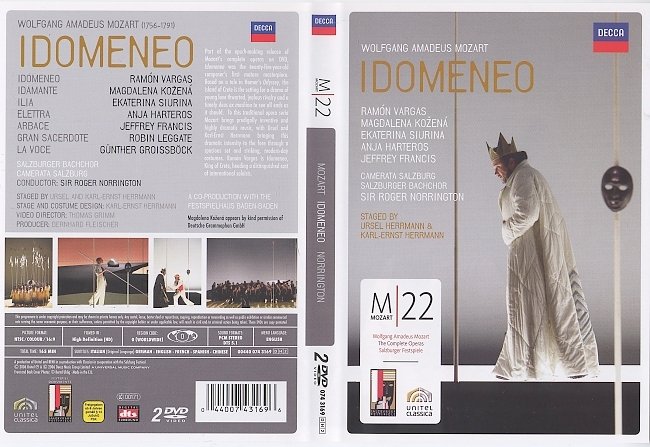dvd cover Mozart - Idomeneo 2006 Dvd Cover