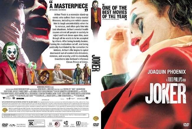 dvd cover Joker 2019 Dvd Cover