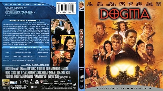 dvd cover Dogma 1999 Dvd Cover