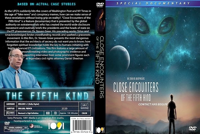 dvd cover Close Encounters Of The Fifth Kind 2020 Dvd Cover