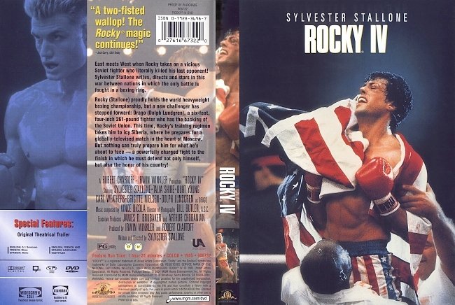 dvd cover Rocky IV 1985 Dvd Cover