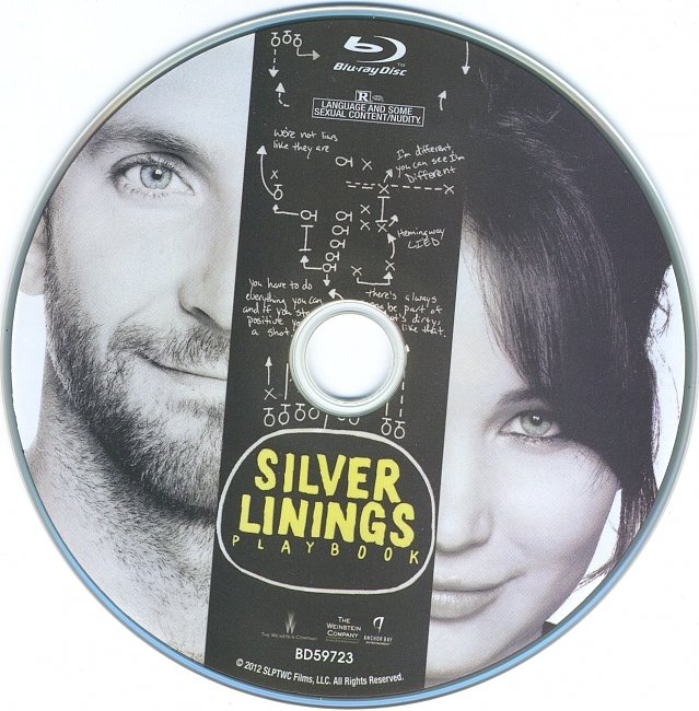 dvd cover Silver Linings Playbook 2012 R1 Disc Dvd Cover