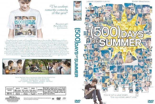 dvd cover 500 Days Of Summer 2009 Dvd Cover